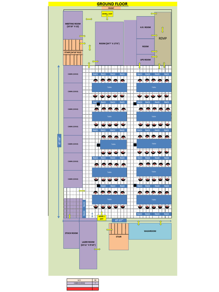 Factory Layout GROUND | PDF