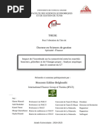 Thèse copie finale 2025-06-21 (1) | PDF | Inflation | Pétrole