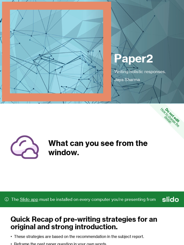 Paper 2 Webinar - IB Exchange | PDF | Identity (Social Science) | Essays