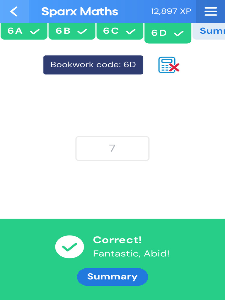 Bookwork Code 6D Summary and XP | PDF