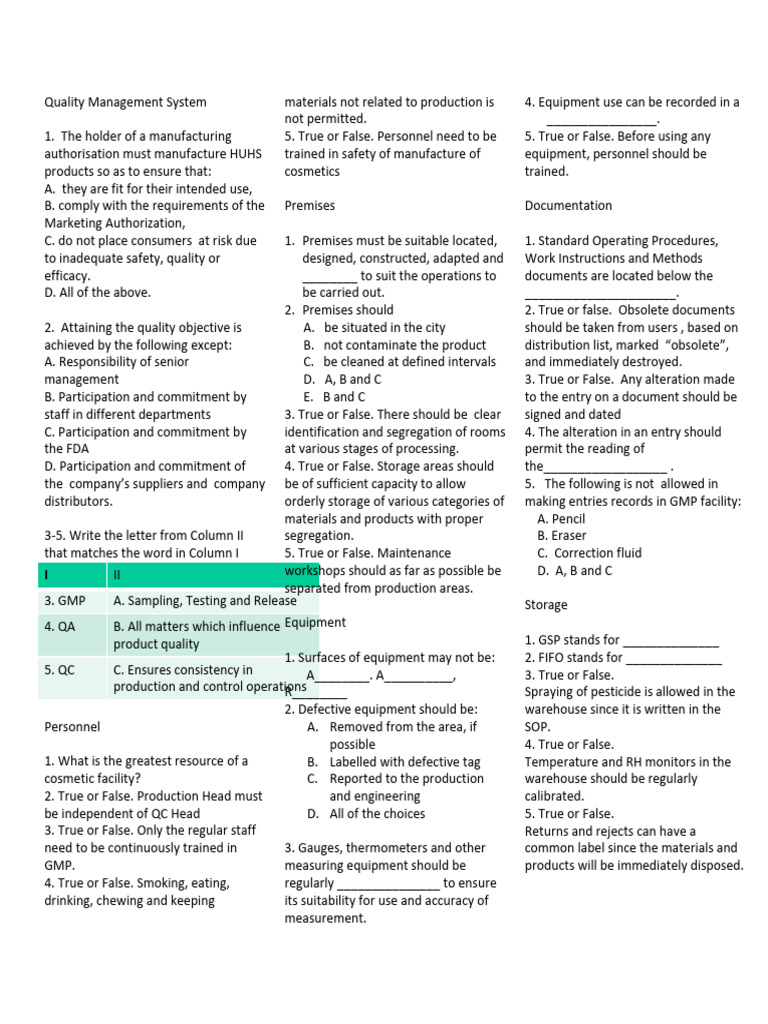 Quality Management System Overview | PDF | Auditor's Report