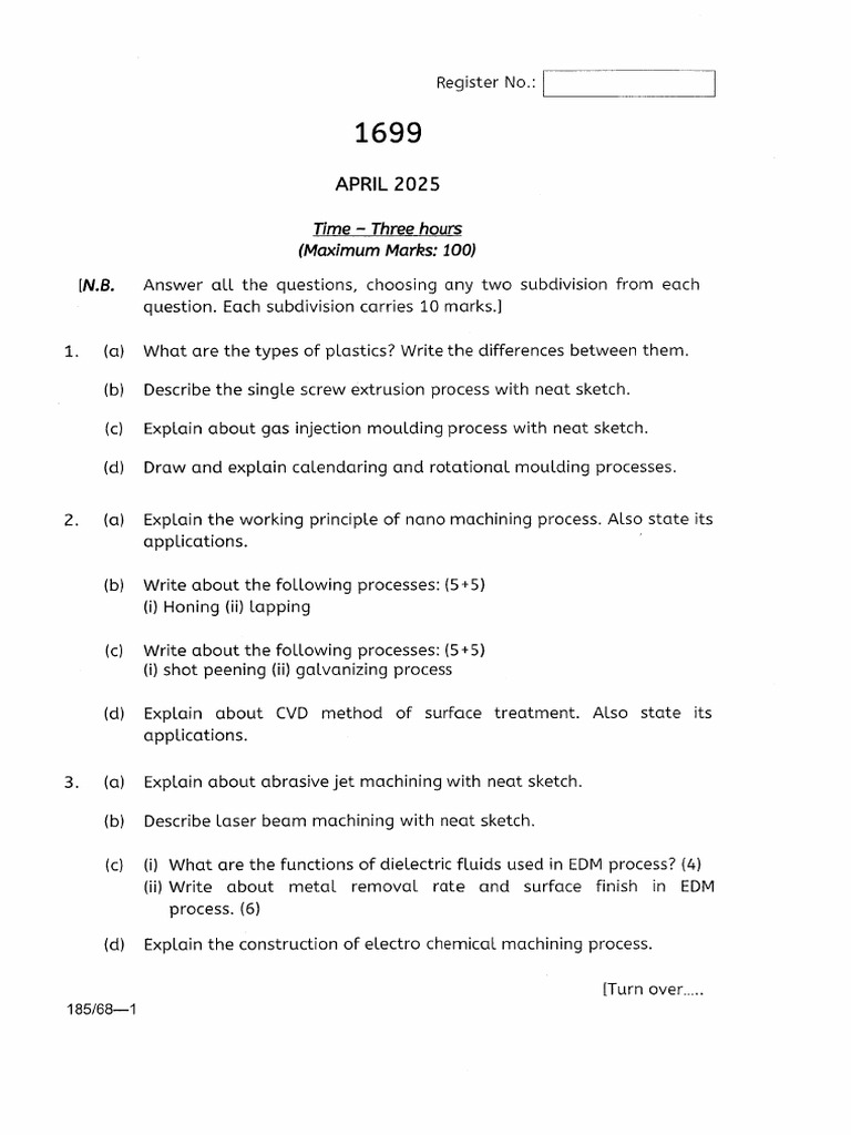 1699-Advanced Manufacturing Technology | PDF