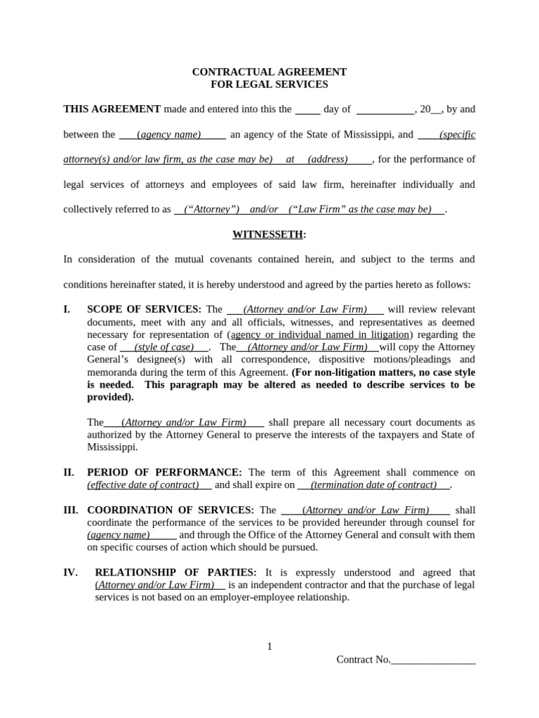Legal Services Agreement Template | PDF | E Verify | Government