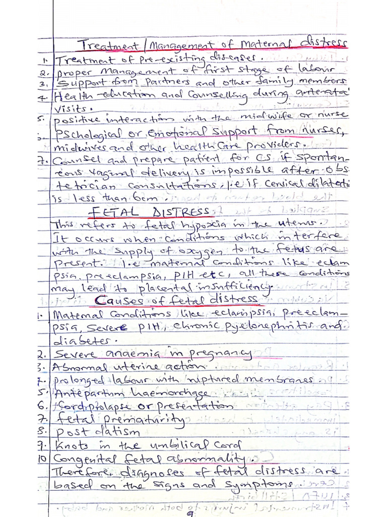 Continuation Maternal Distress | PDF