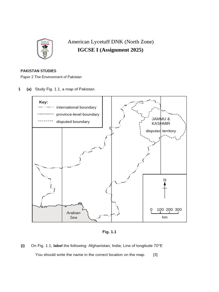 Tropic of Cancer in Pakistan Geography | PDF | Map | Earth Sciences
