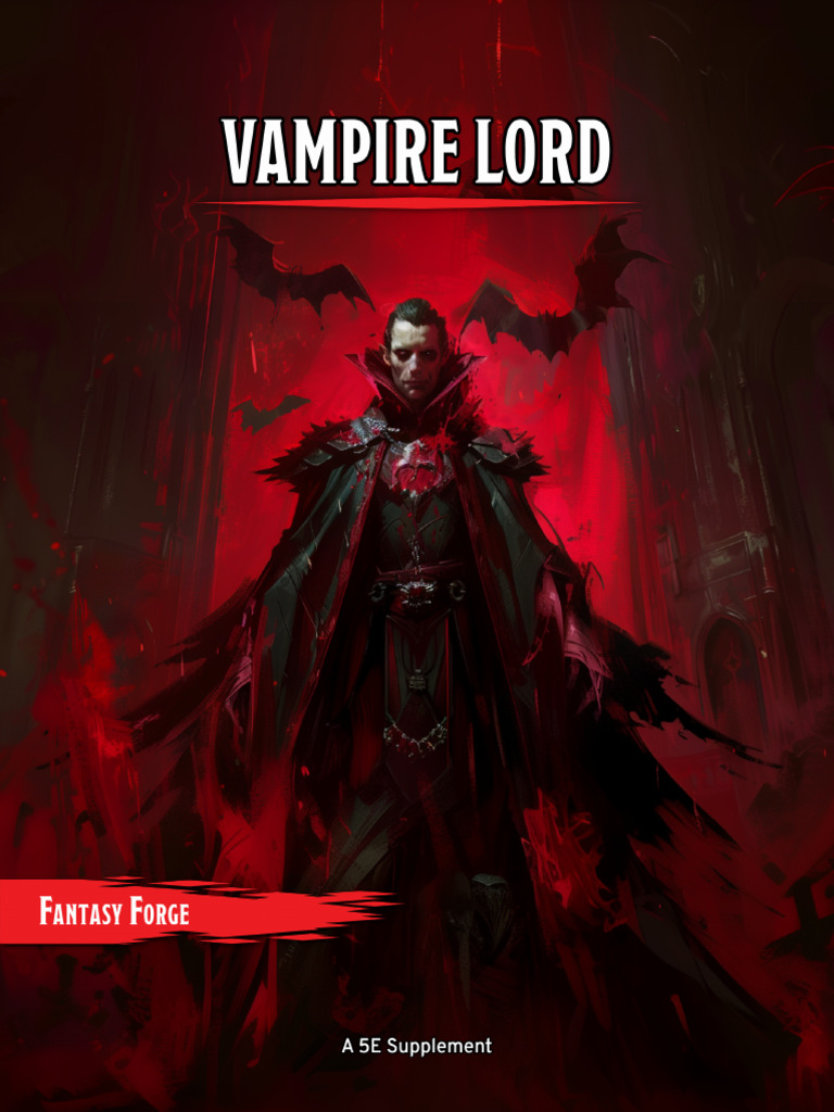 Vampire Lord Class Overview | PDF | Vampires