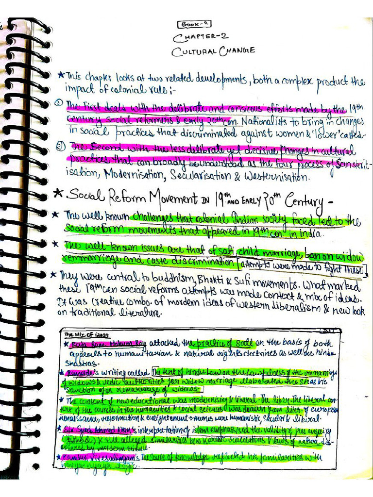 Sociology Notes Class 12 CH 6 | PDF