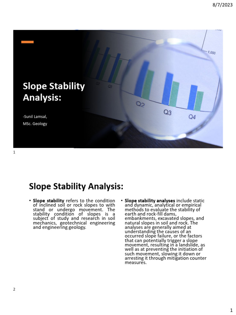 5.6_Kinematic Analysis for rock slope stability | PDF | Applied And ...