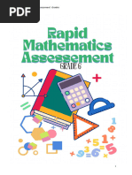 Rapid Mathematics Assessment Grades 4-6 | PDF | Area