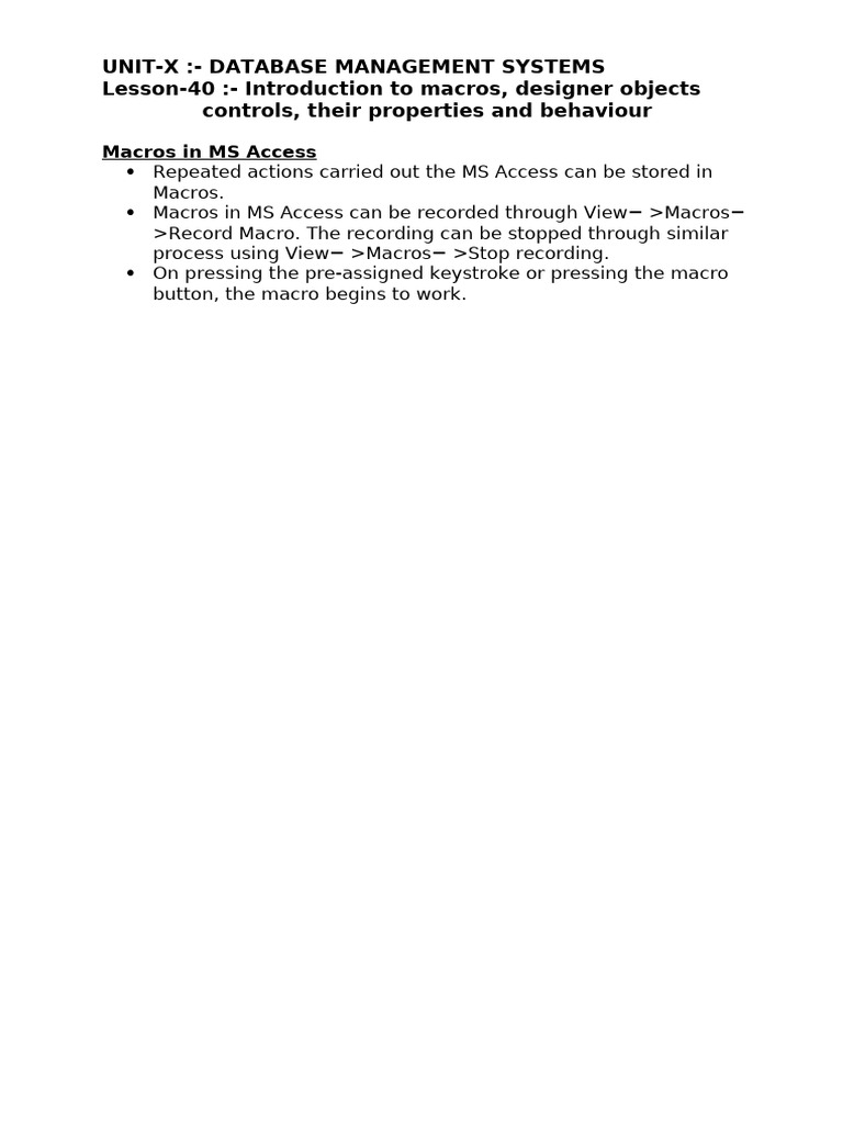 Theory Unit 10 Lesson 40 | PDF