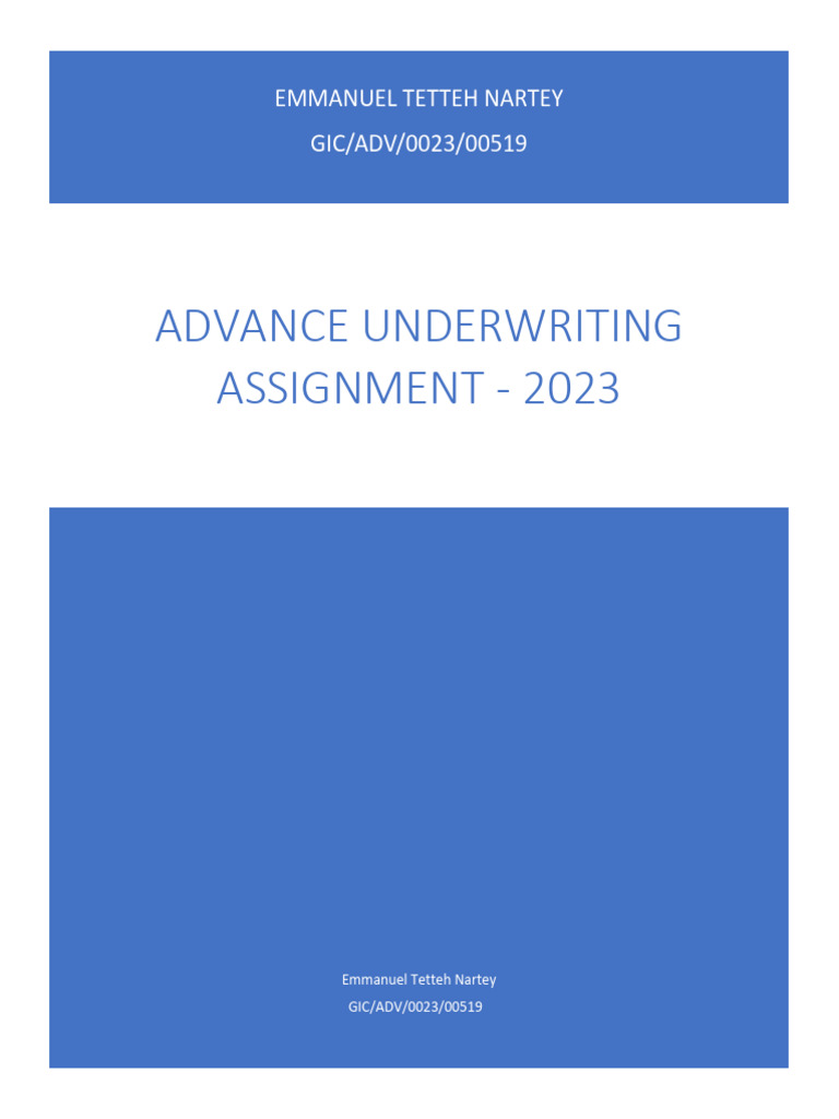 2023 Underwriting Strategies for Insurers | PDF | Insurance | Underwriting