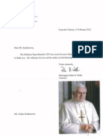 Pope Letter