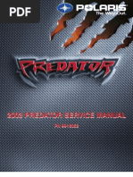 Download 2003 Polaris Predator Factory Service Manual by retrorays617 SN88291415 doc pdf