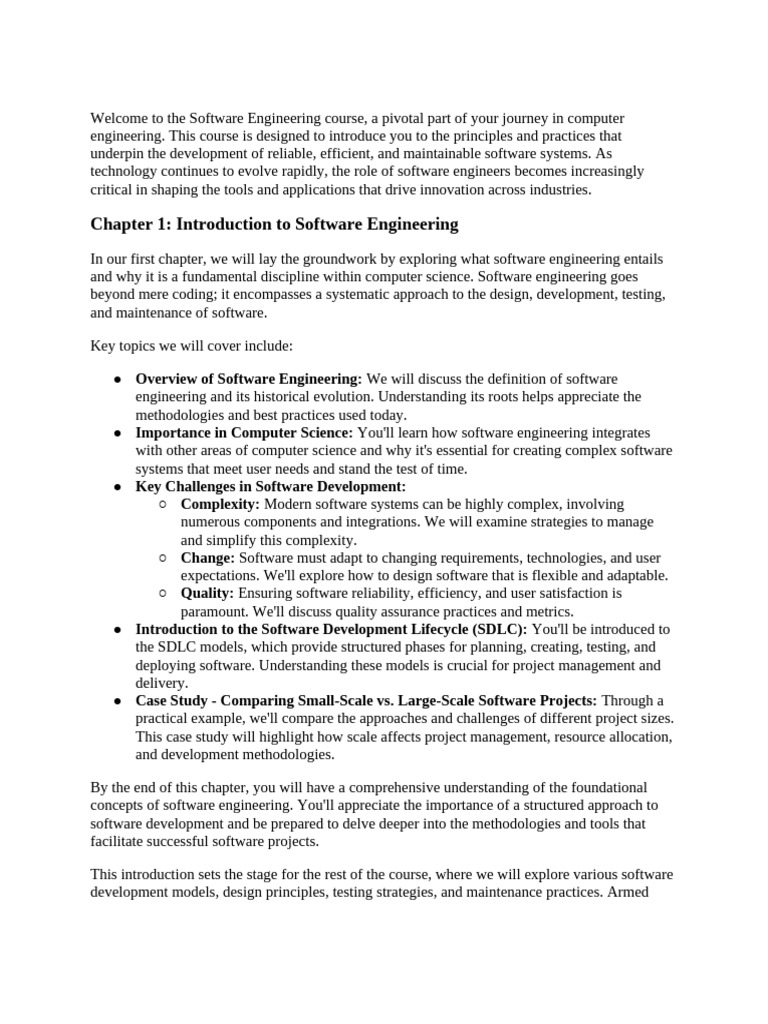 Software Engineering Chap1 | PDF | Software Development Process ...