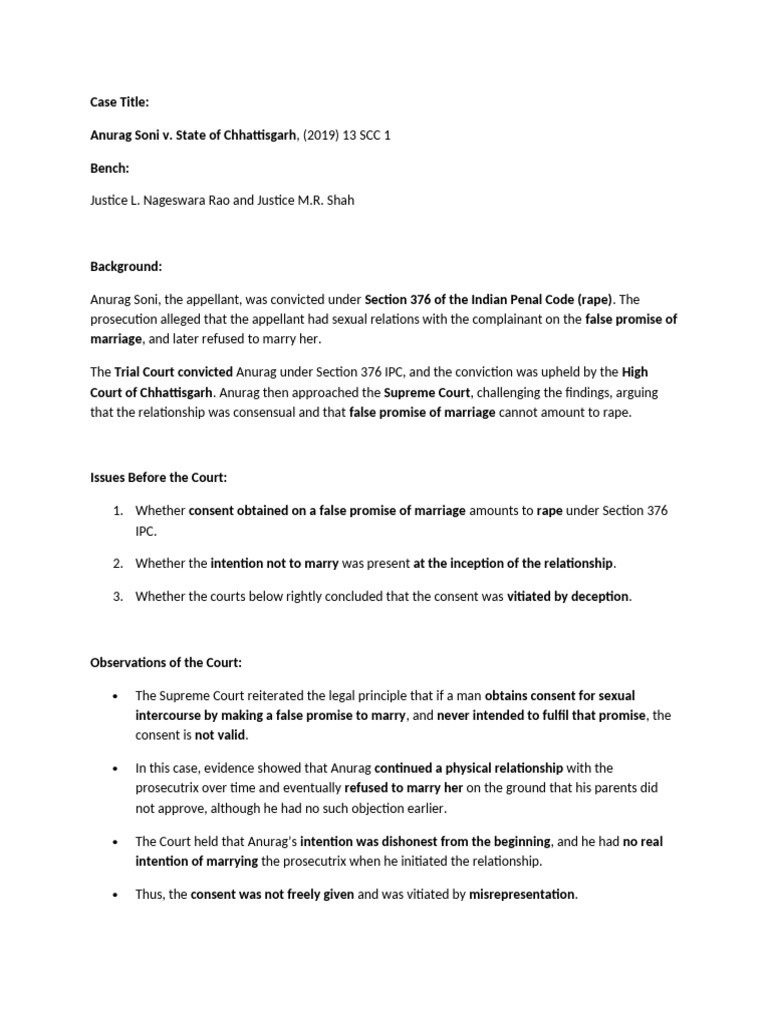 Anurag Soni v. State of Chhatti…