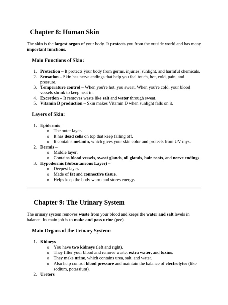 Human Body Systems Overview | PDF | Kidney | Organ (Anatomy)