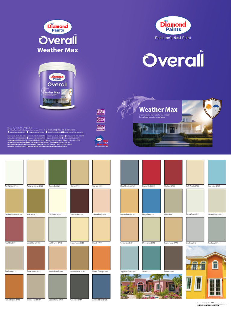 Weather Max Exterior Paint Colors | PDF