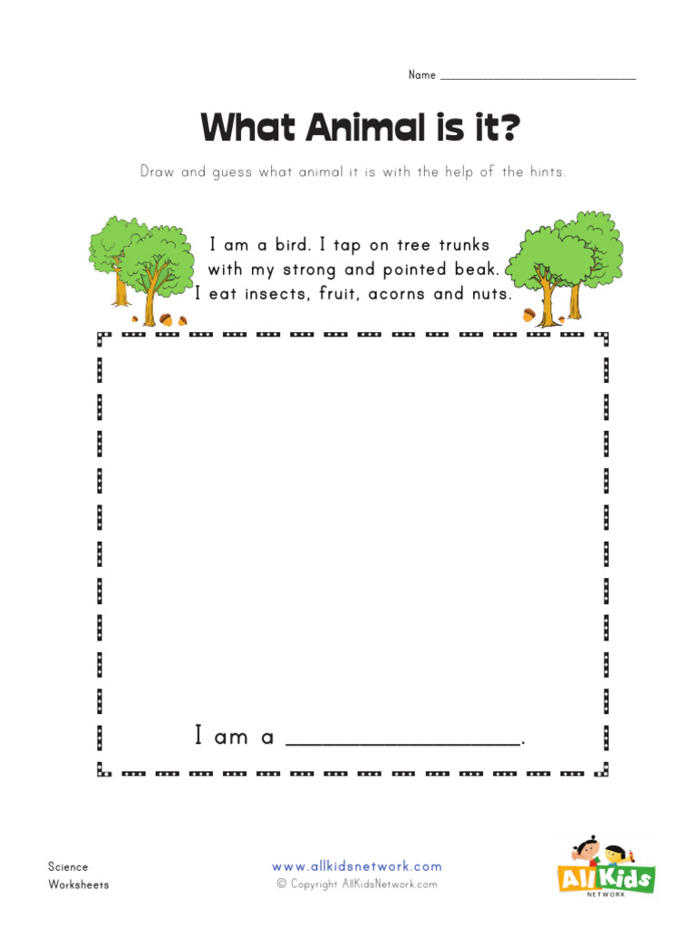 Guess the Bird: Animal Worksheet | PDF