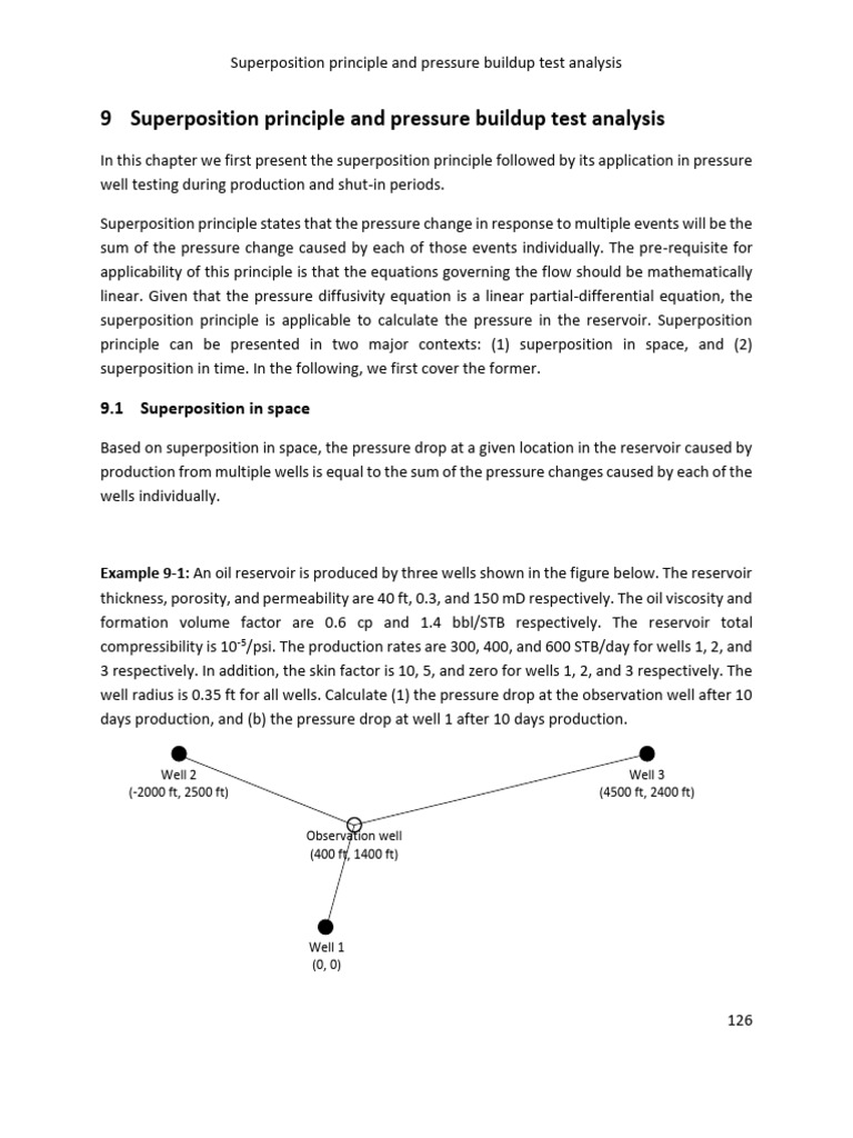 Superposition in Pressure Buildup Testing | PDF | Petroleum Reservoir ...