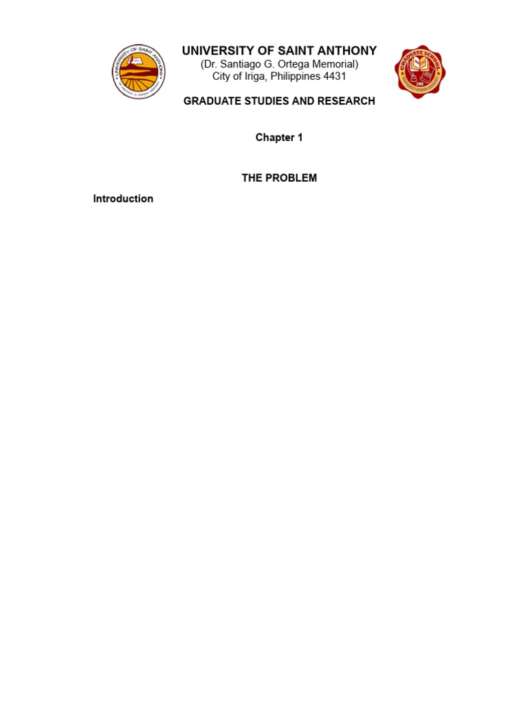USANT Template With Header | PDF