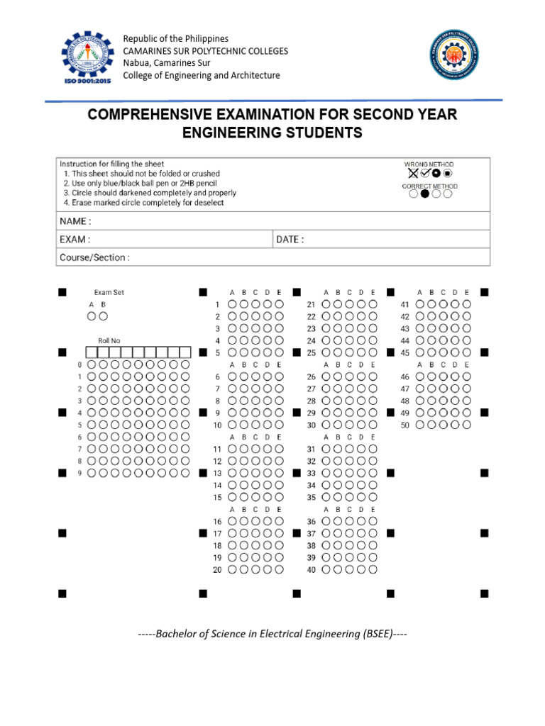 BSEE Comprehensive Exam Guide | PDF