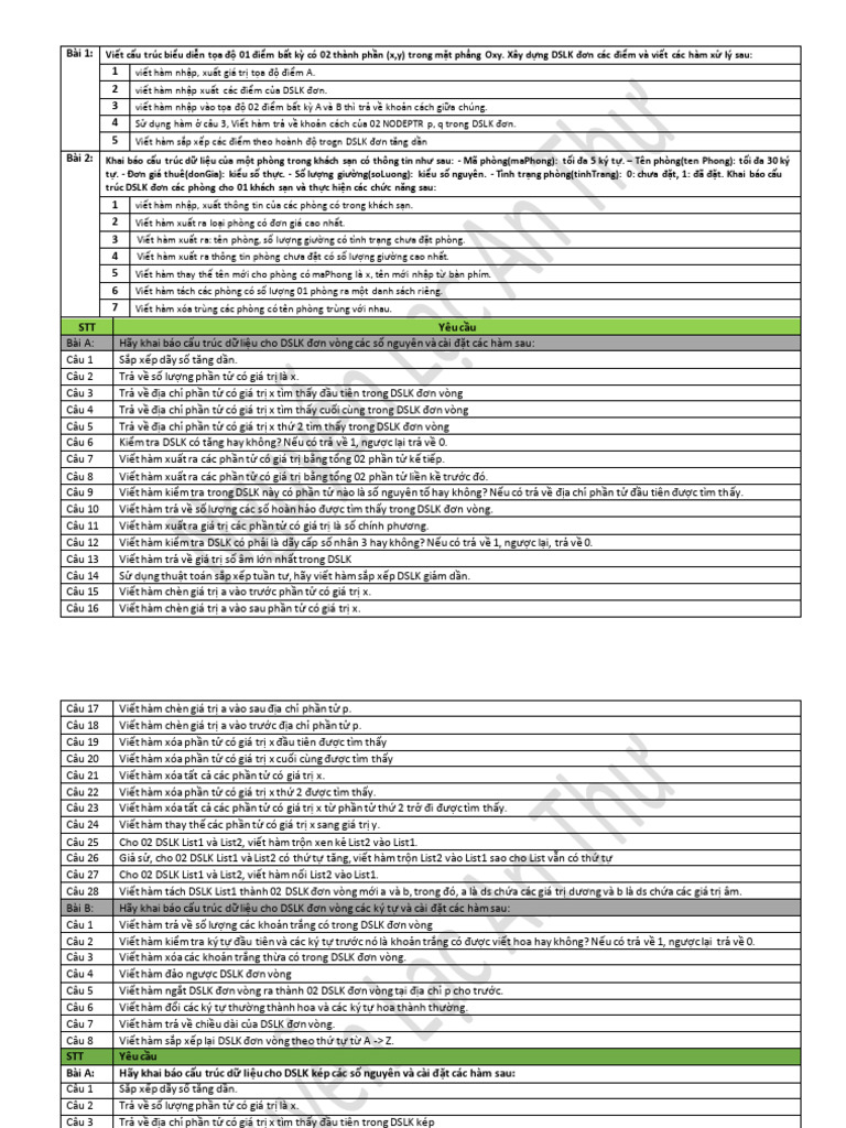 BT Tuan 6,7,8 | PDF
