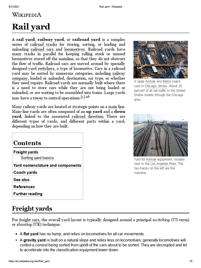 Understanding Rail Yard Operations | PDF | Rail Transport | Train