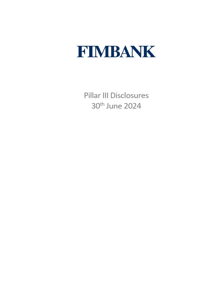 2024 Interim Pillar 3 Disclosures Report | PDF | Basel Iii | Capital ...