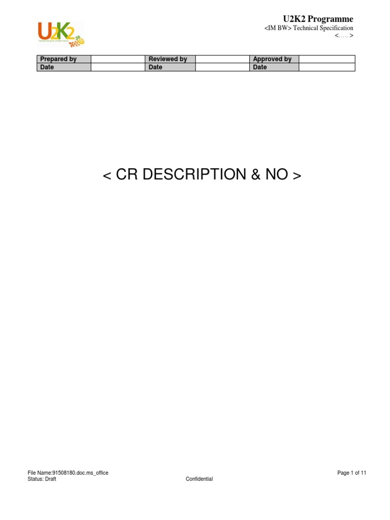 U2K2 Technical Specification Document | PDF | Unit Testing ...