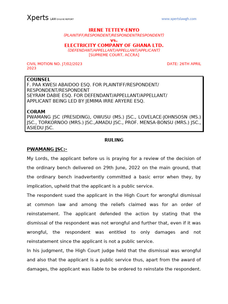 Supreme Court Ruling on Dismissal Case | PDF | Corporations | Appeal