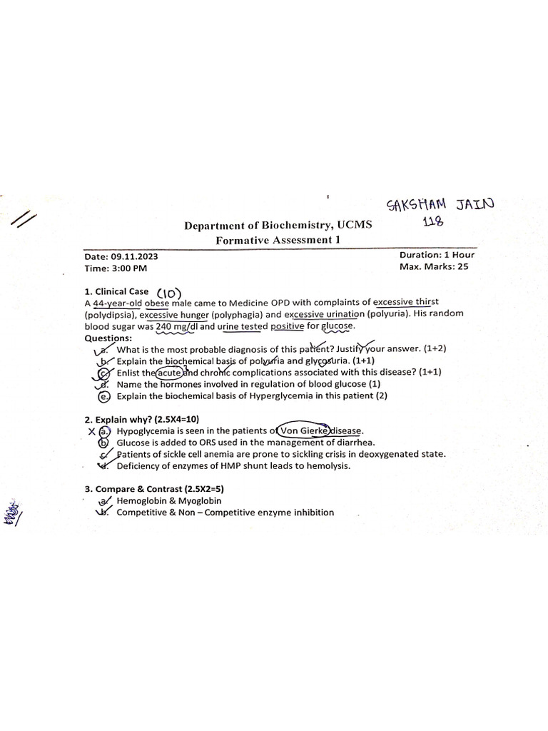 Biochem (FA+Terms+Sentups) 23 | PDF