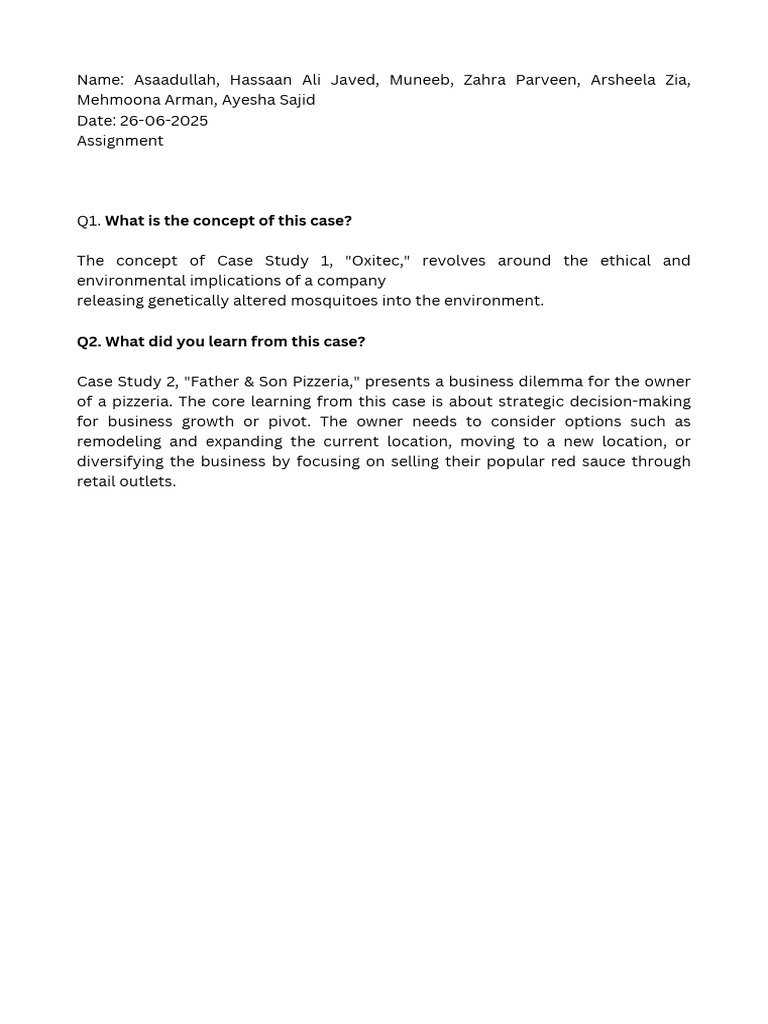 Case Studies on Ethics and Creativity | PDF