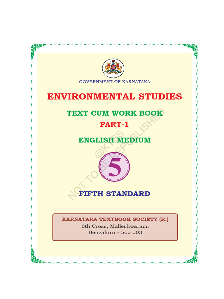 5th Eng EVS Part-1 2025-26 | PDF | Foods | Plants