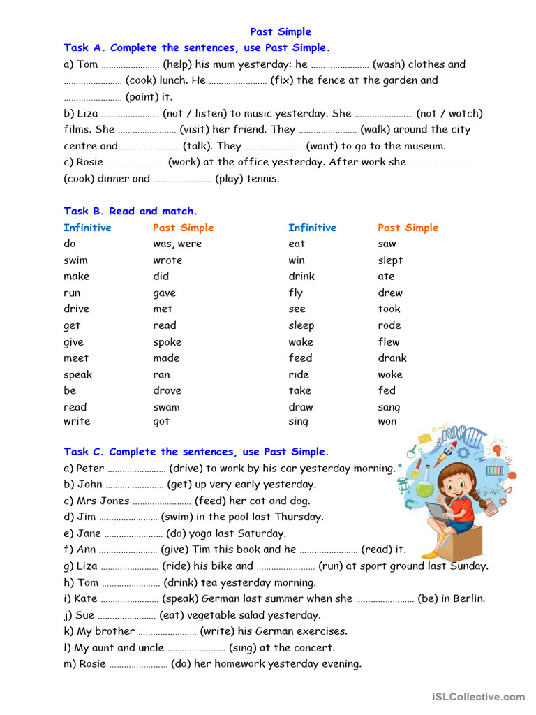 Past Simple - Regular and Irregular Verbs | PDF