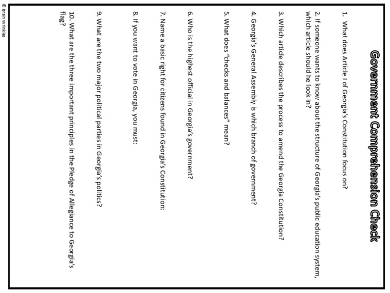 Principles of Georgia's Flag Pledge | PDF