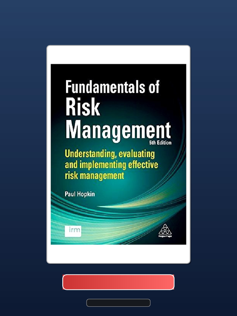 Fundamentals of Risk Management Understanding Evaluating and ...
