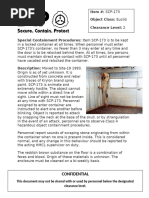 SCP Document Template PDF