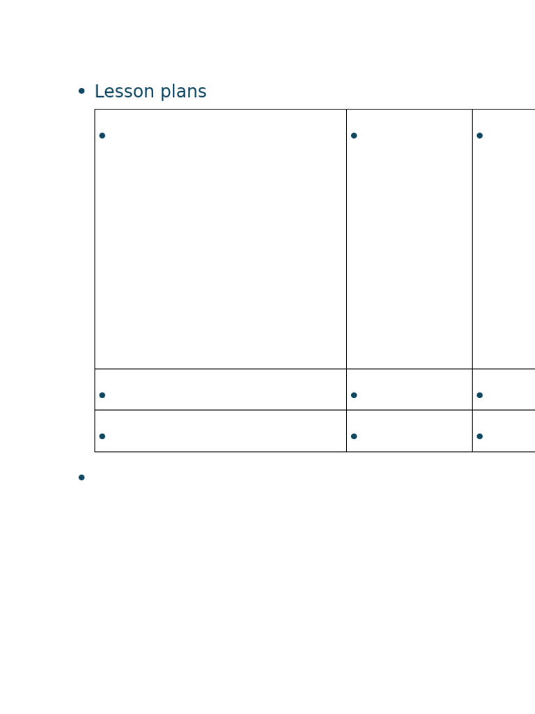 Lesson Plans | PDF