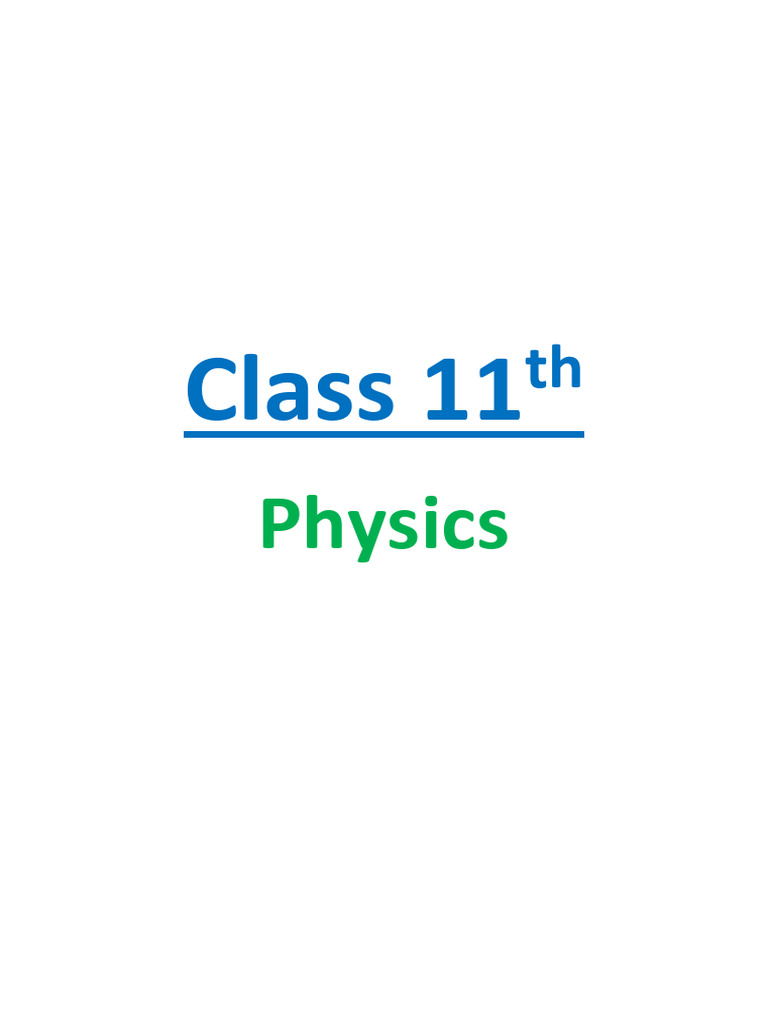 Units and Measurements in Physics | PDF | Weight | Mass