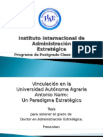Vinculación en La UAAAN - Un Paradigma Estratégico - Jorge Galo Medina y Silvia Mensoza
