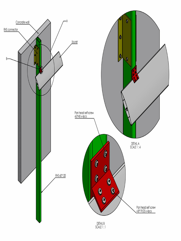 Lubber Connection Detail - Drawing | PDF