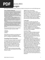 Updated Custom Lineage for D&D 2024 | PDF