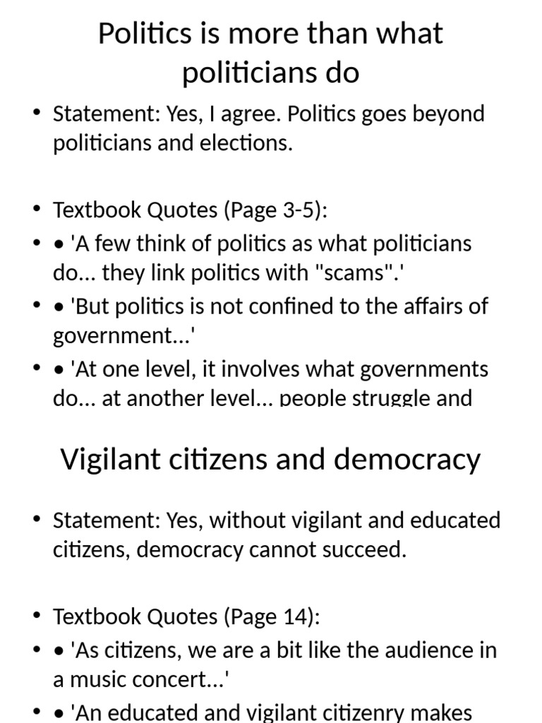 Political Theory Answers With Pages | PDF