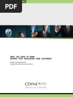  What You Need to Know Before Text Messaging Your Customers - CDYNE