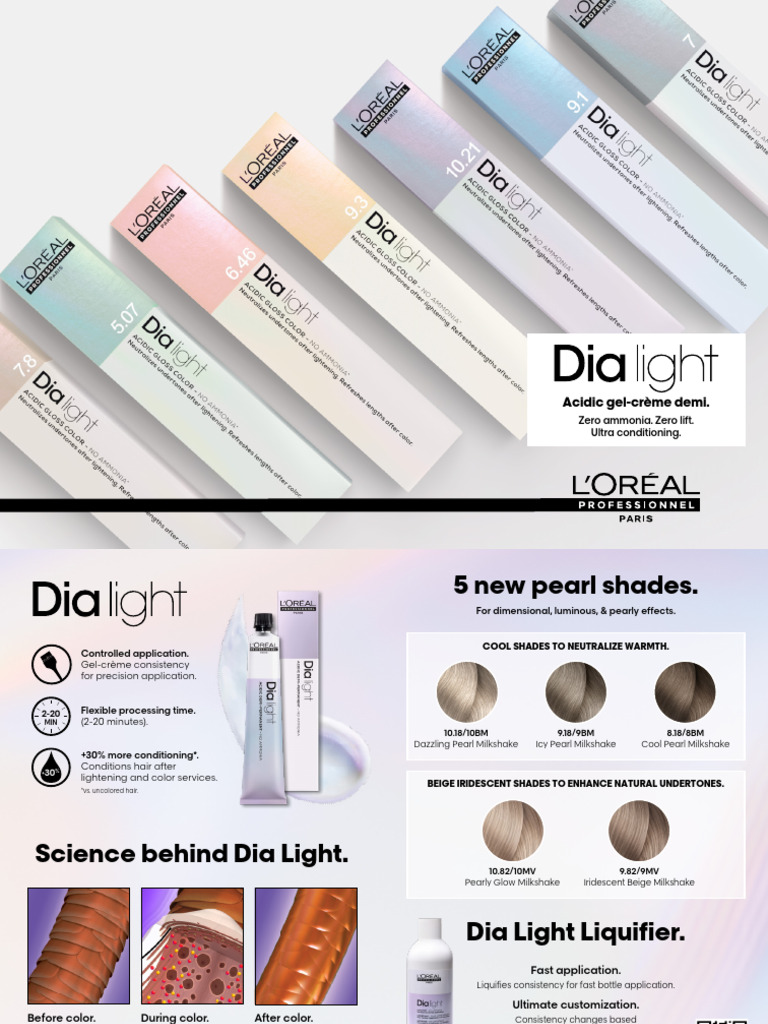 Dia Light Color Chart Desktop PDF Color