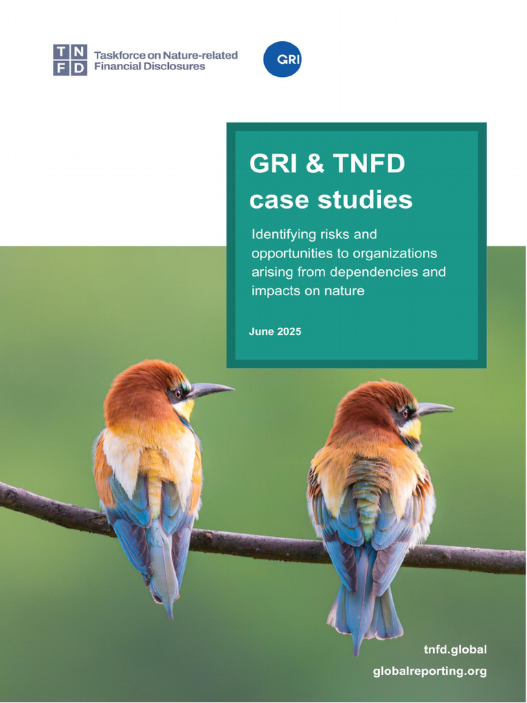 GRI-TNFD Case Studies Overview | PDF | Risk | Risk Management