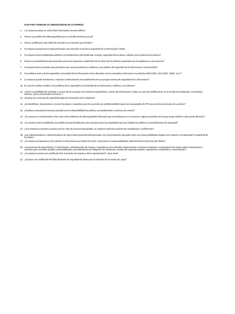 Estrategias Clave de Ciberseguridad Empresarial | PDF | La seguridad ...