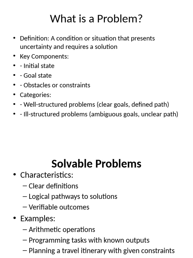 Examples of Solvable Problems | PDF | Mathematics | Applied Mathematics