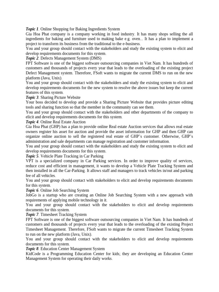 Topic 1 | PDF