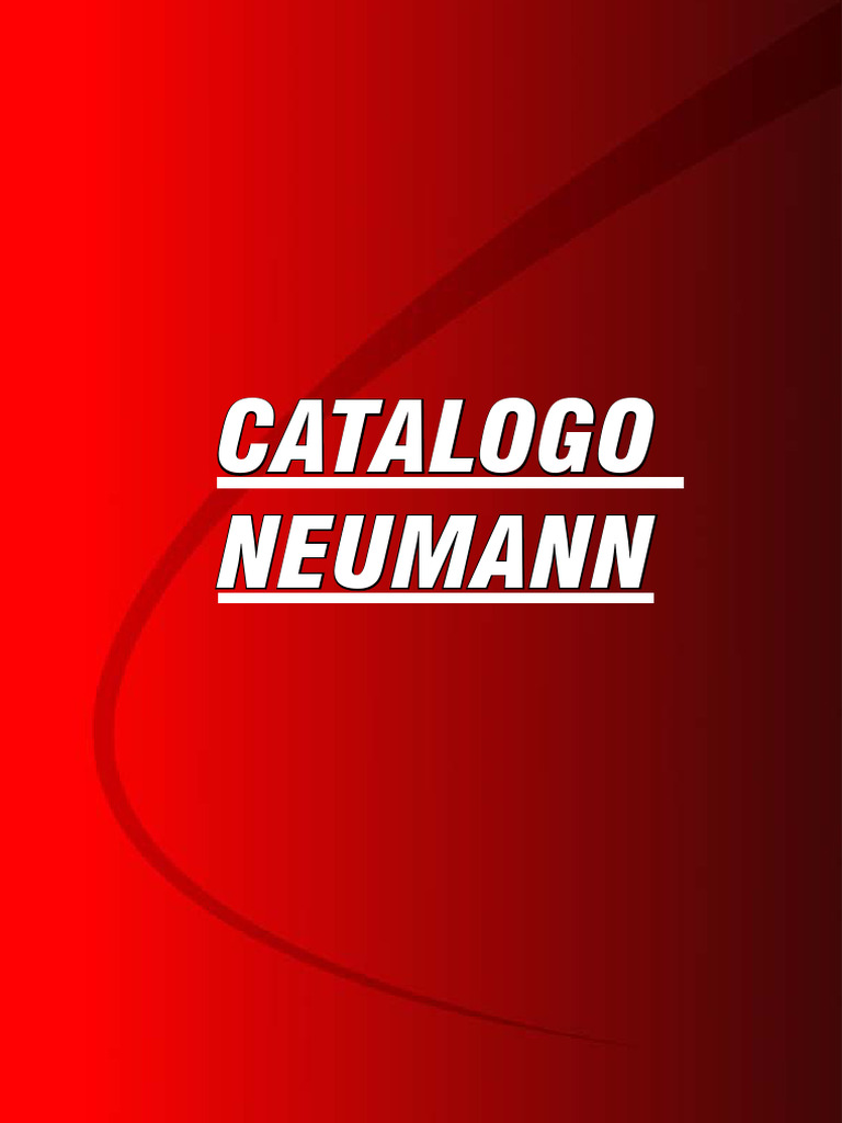 CATALOGO NEUMANN LINEA X-2 y X-2CB | PDF